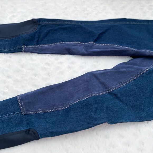 PIPER By SMARTPAK Stretch Denim Full Seat Breeches Riding Jeans - Picture 7 of 15